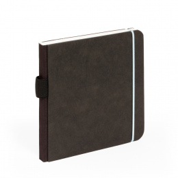 Notebook SCRIBBLE elastic light blue | 13 x 13 cm, 48 sheet blank