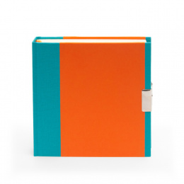 Journal TRUE COLOURS turquoise/orange